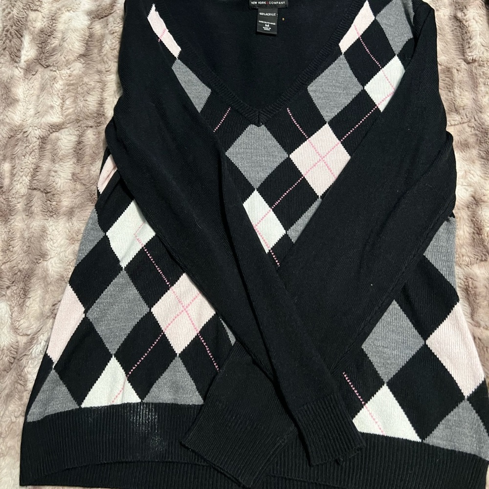 Argyle sweater